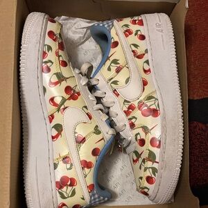 Nike Kids Sneakers with Cherry Print